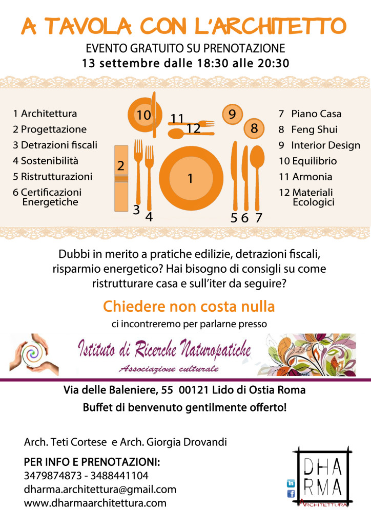 A Tavola con l'architetto_Roma